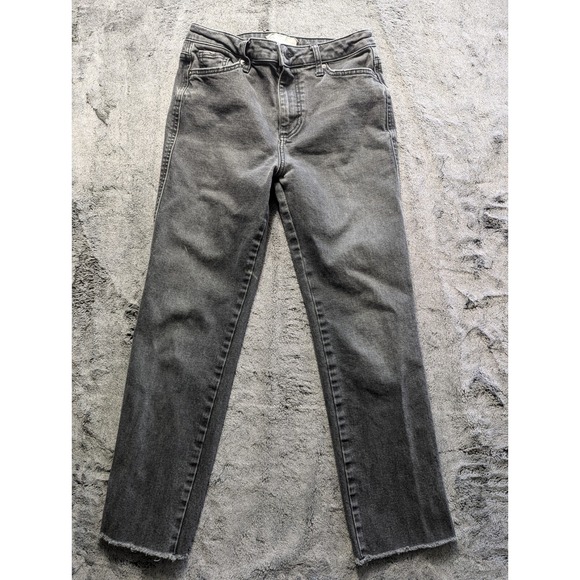 Free People Denim - Free People Straight Leg Ankle Jeans Women's Size 28 Gray
